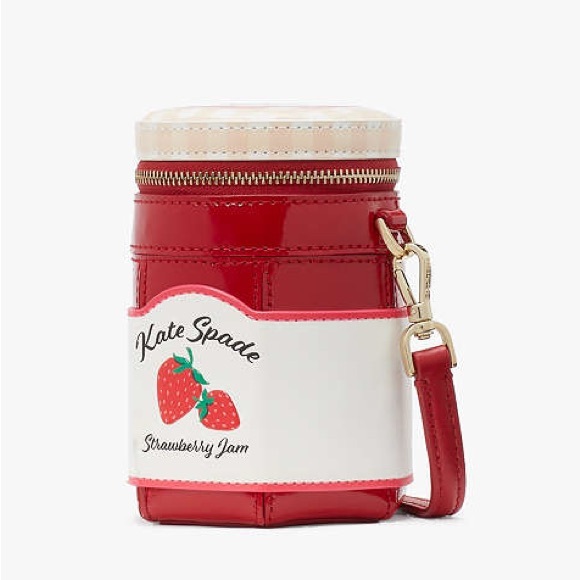 kate spade NWT! Strawberry Dreams 3D Jam Crossbody - Picture 5 of 10